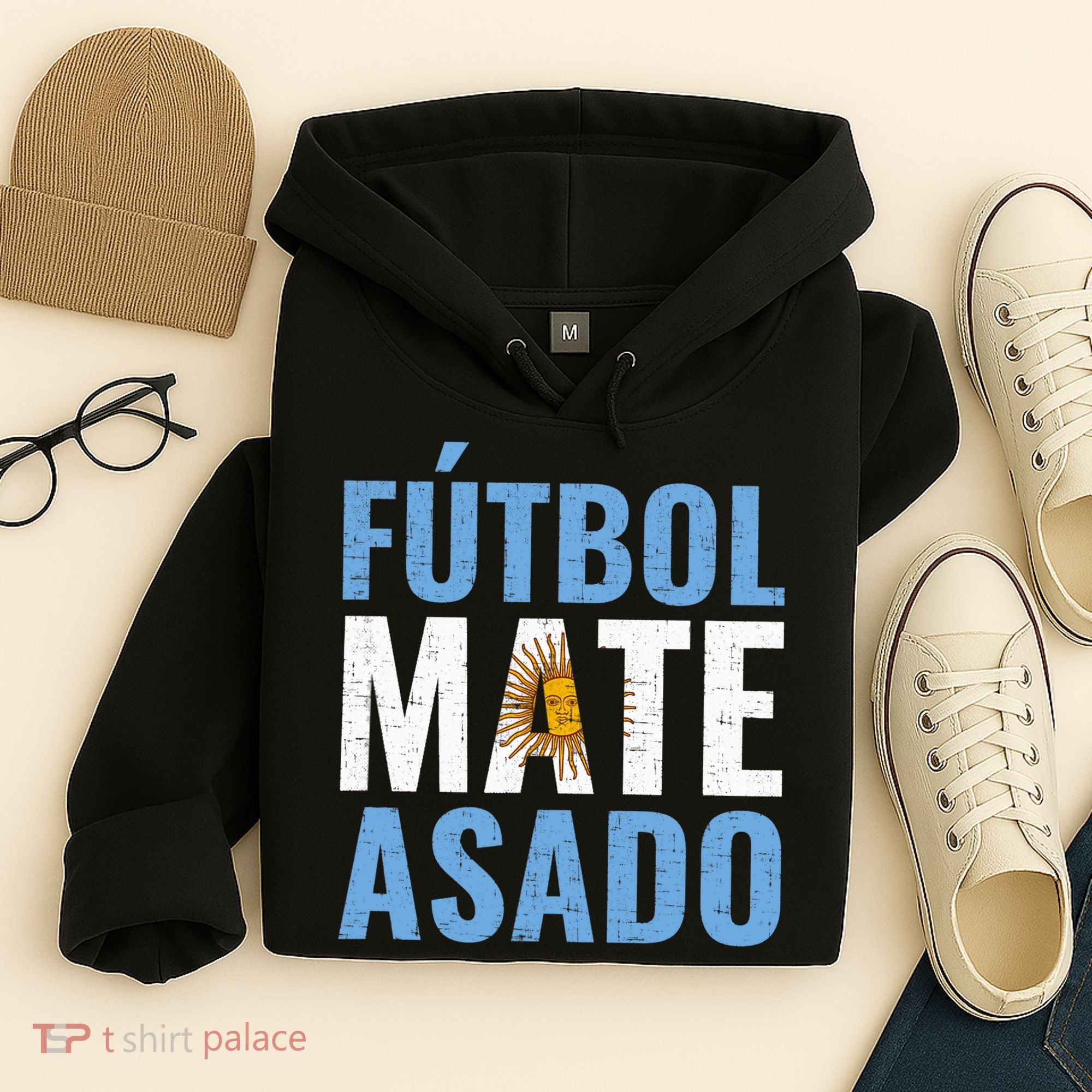 Futbol Mate Asado, Argentina Hoodie