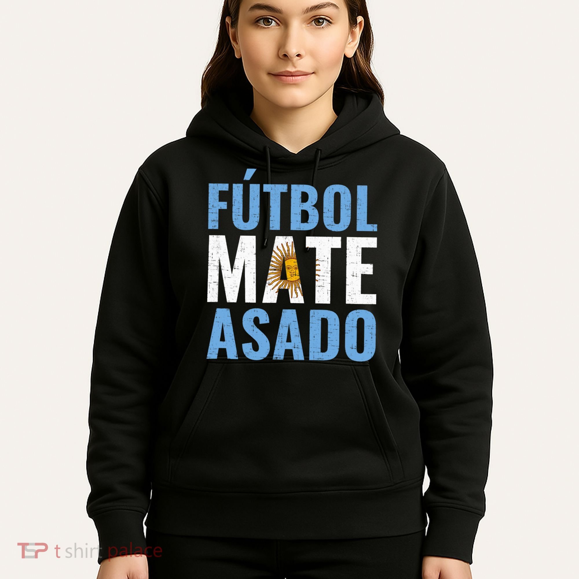 Futbol Mate Asado, Argentina Hoodie