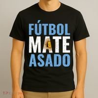 Futbol Mate Asado, Argentina T-Shirt thumb 3