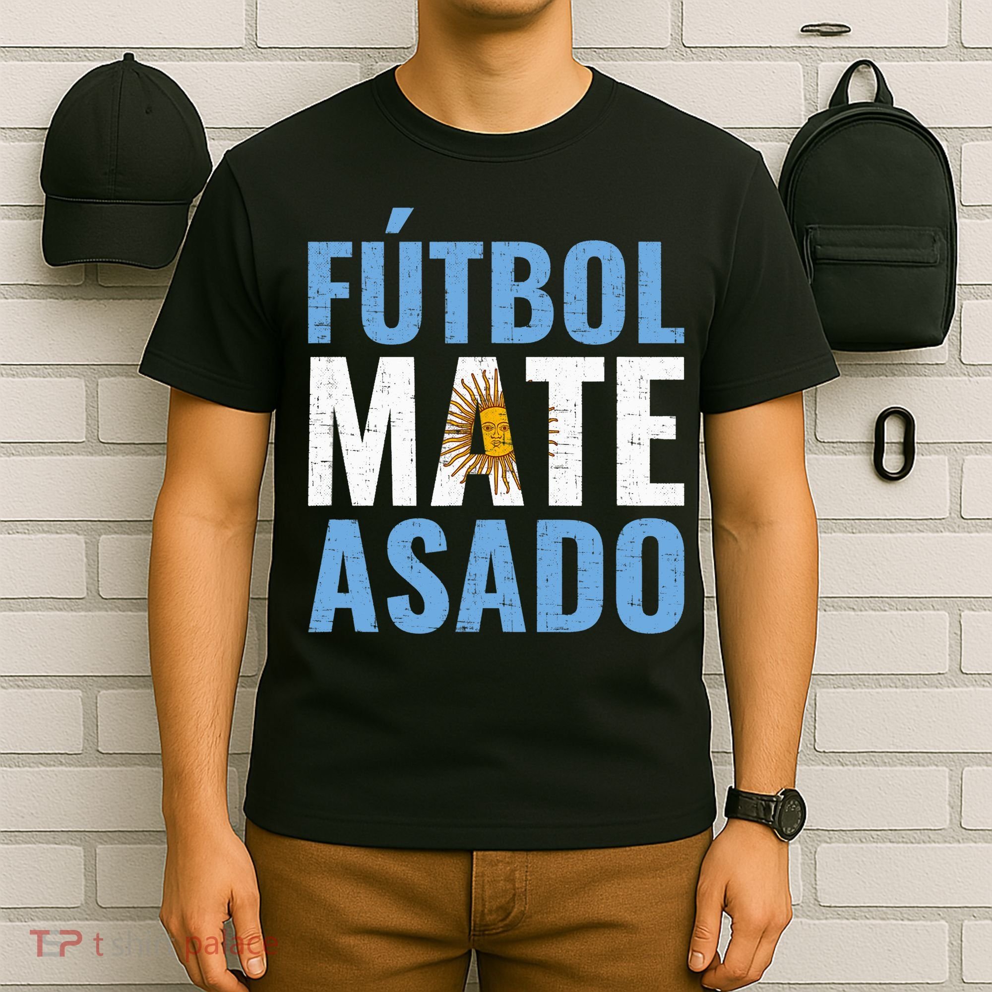 Futbol Mate Asado, Argentina T-Shirt
