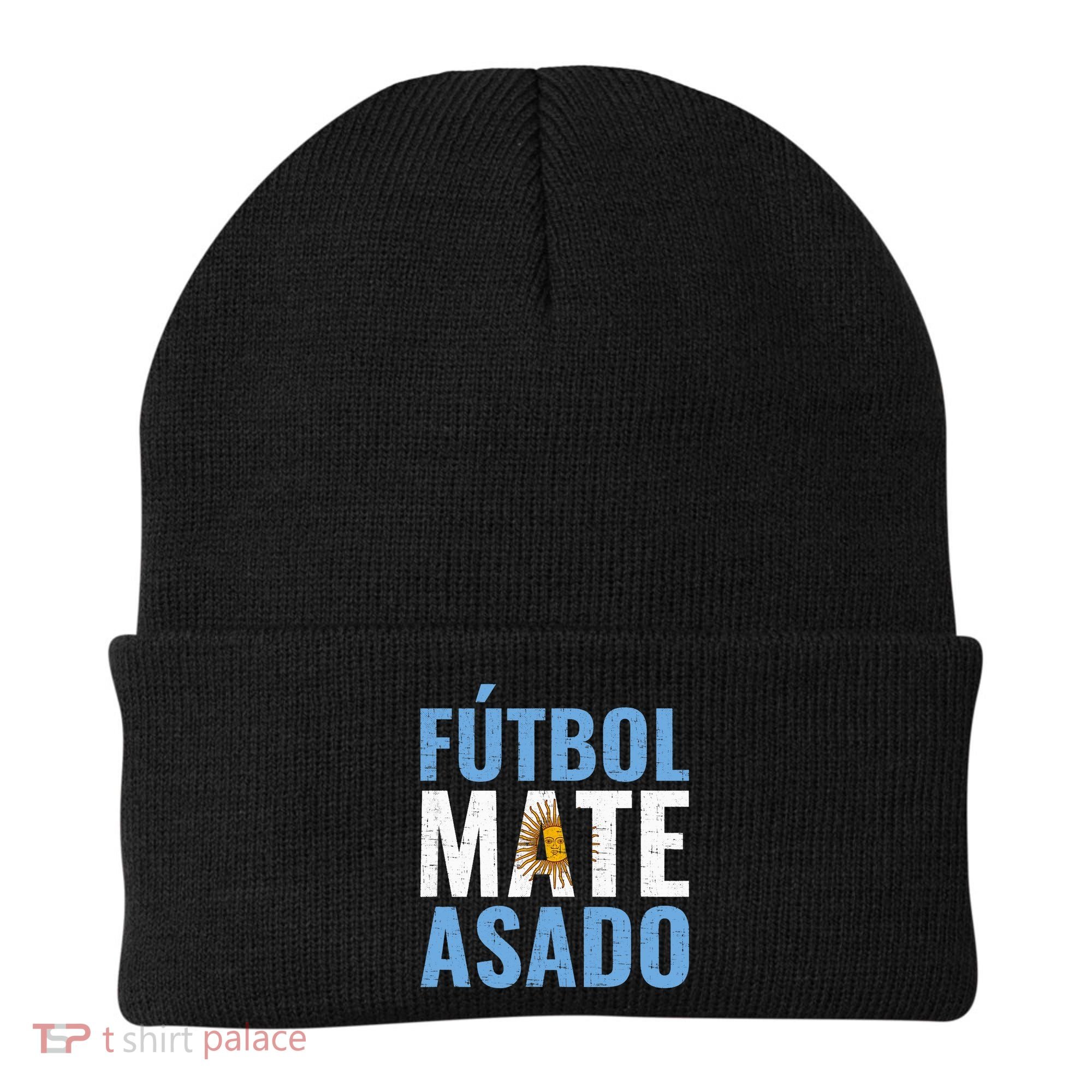 Futbol Mate Asado, Argentina Beanie