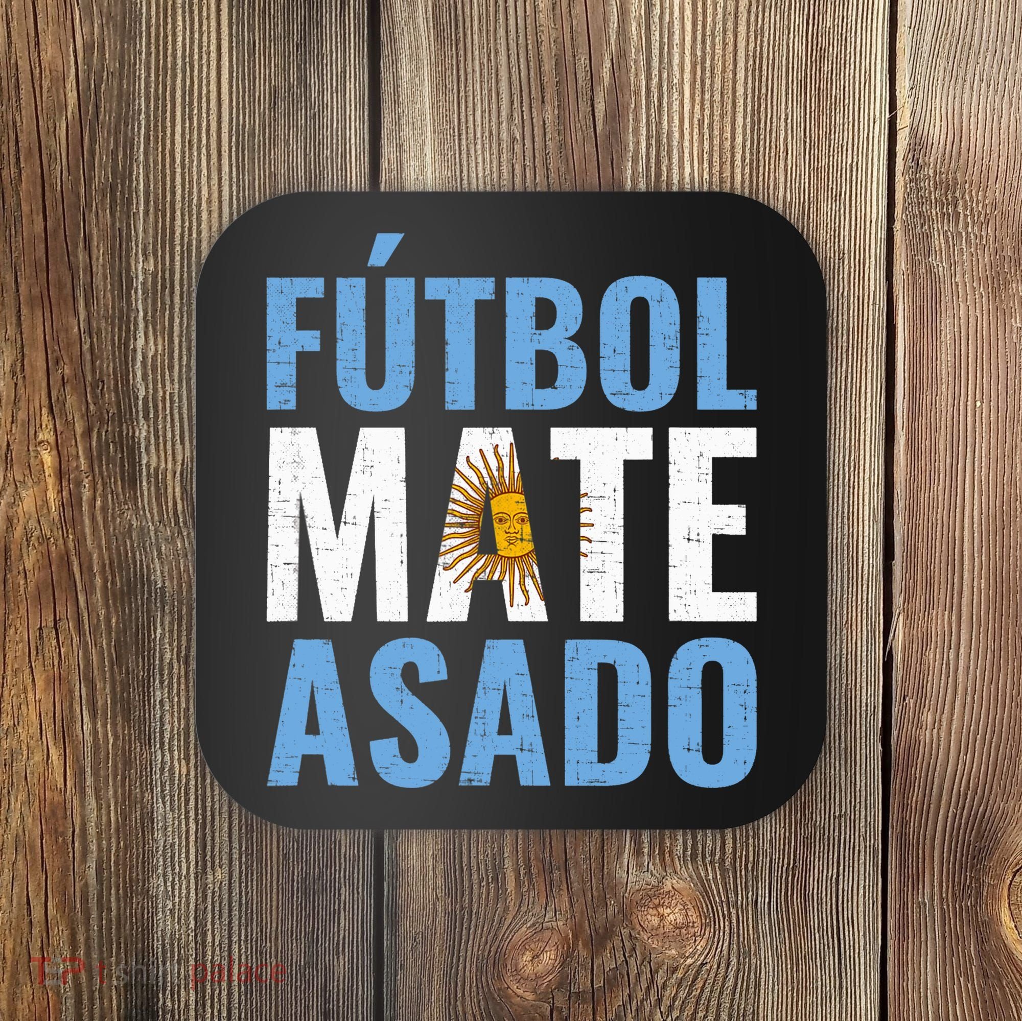Futbol Mate Asado, Argentina Coaster