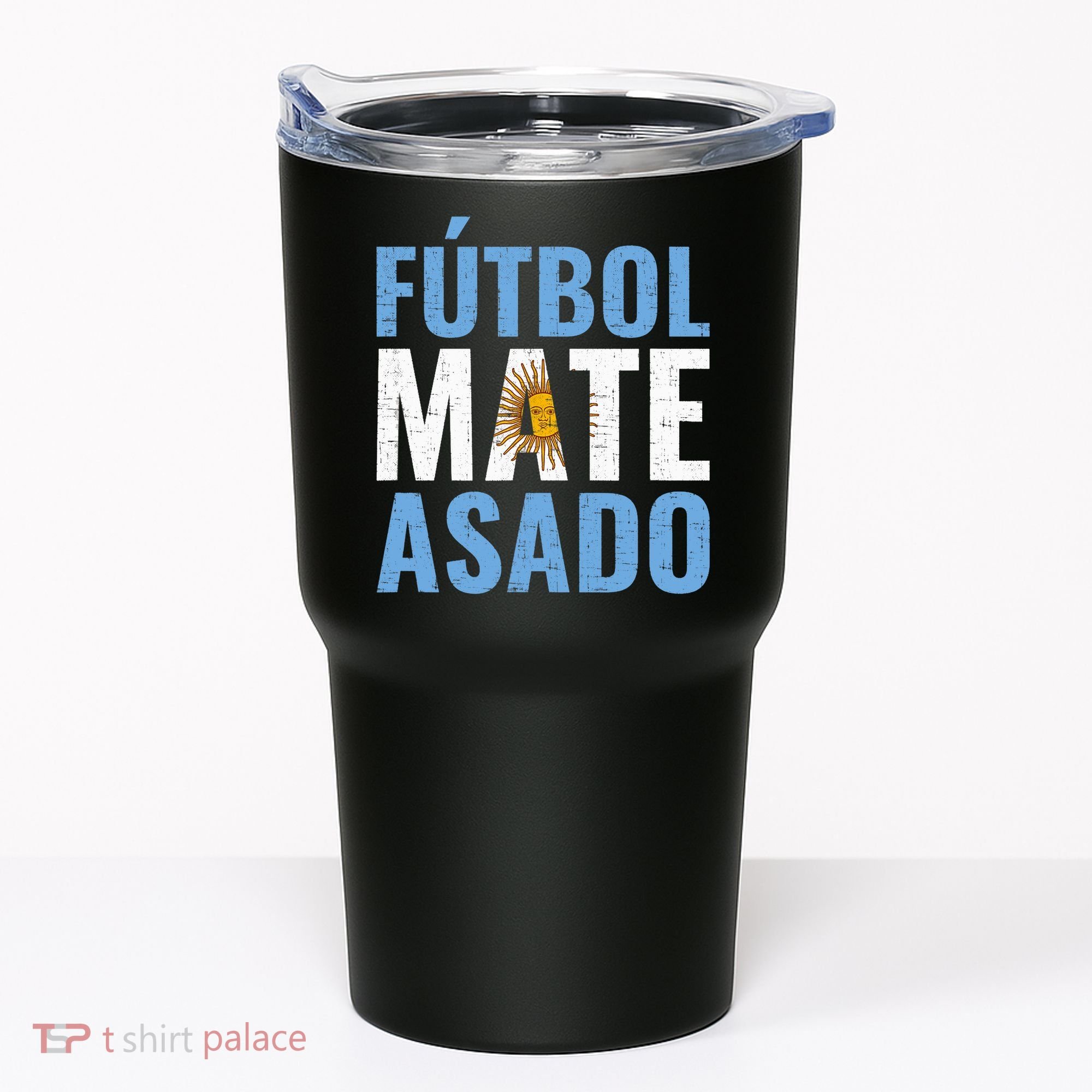 Futbol Mate Asado, Argentina Tumbler