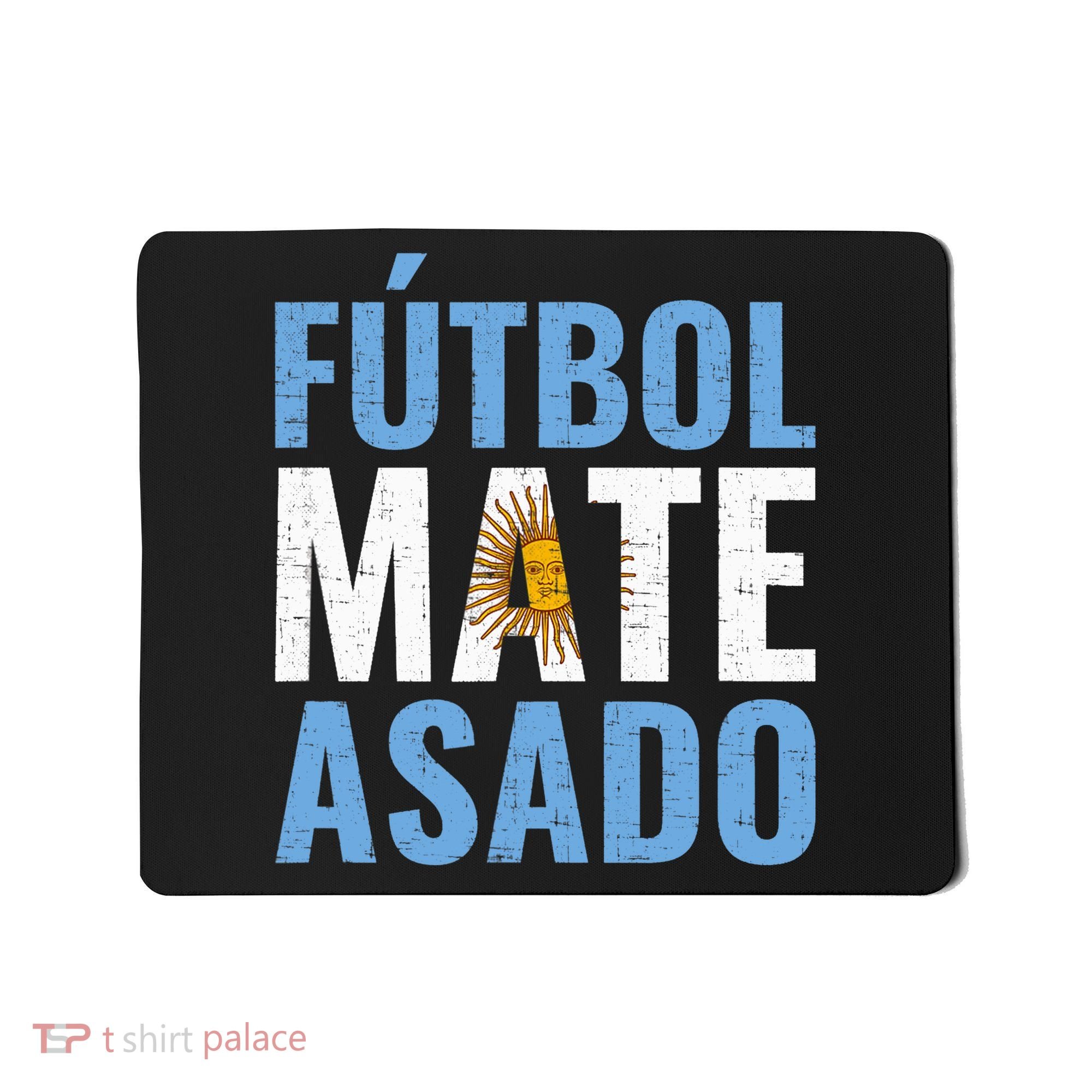 Futbol Mate Asado, Argentina Mousepad