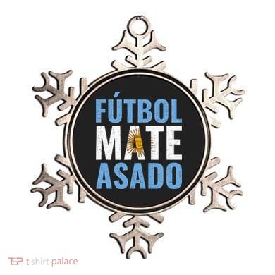 Futbol Mate Asado, Argentina Ornament