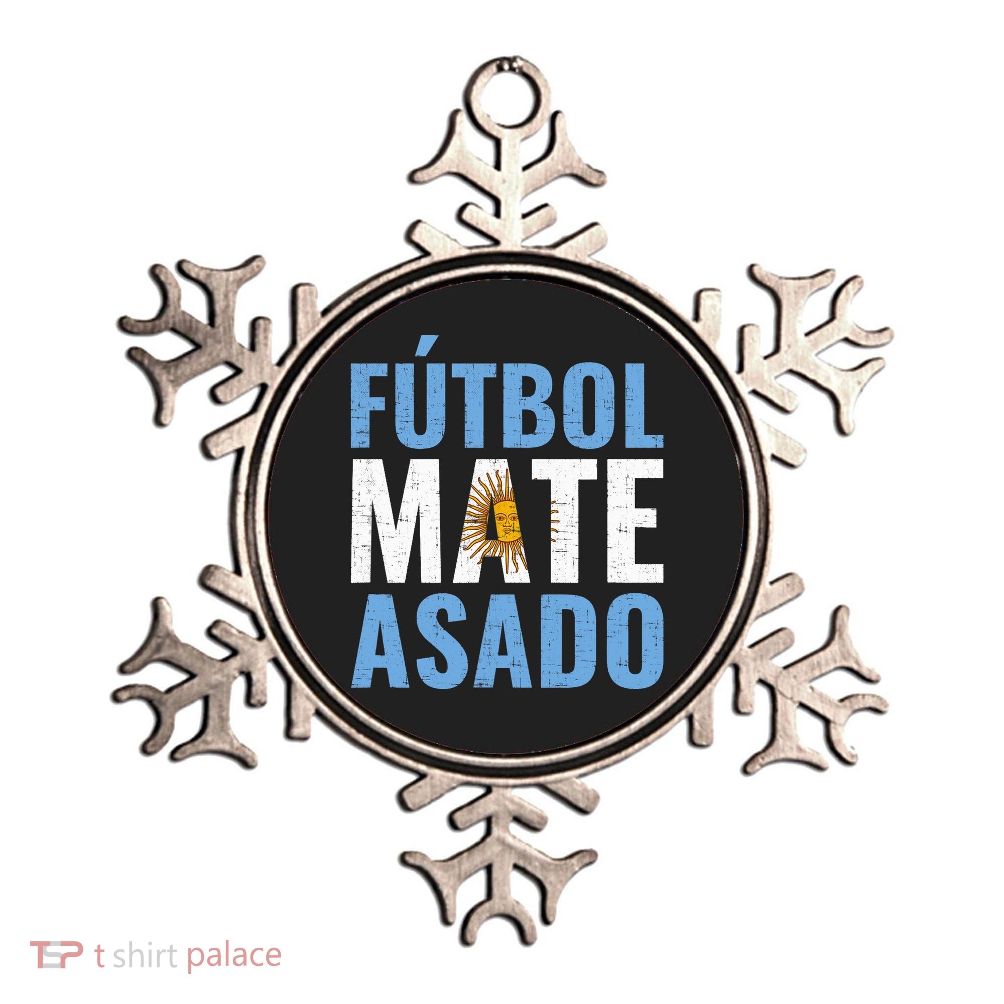 Futbol Mate Asado, Argentina Ornament