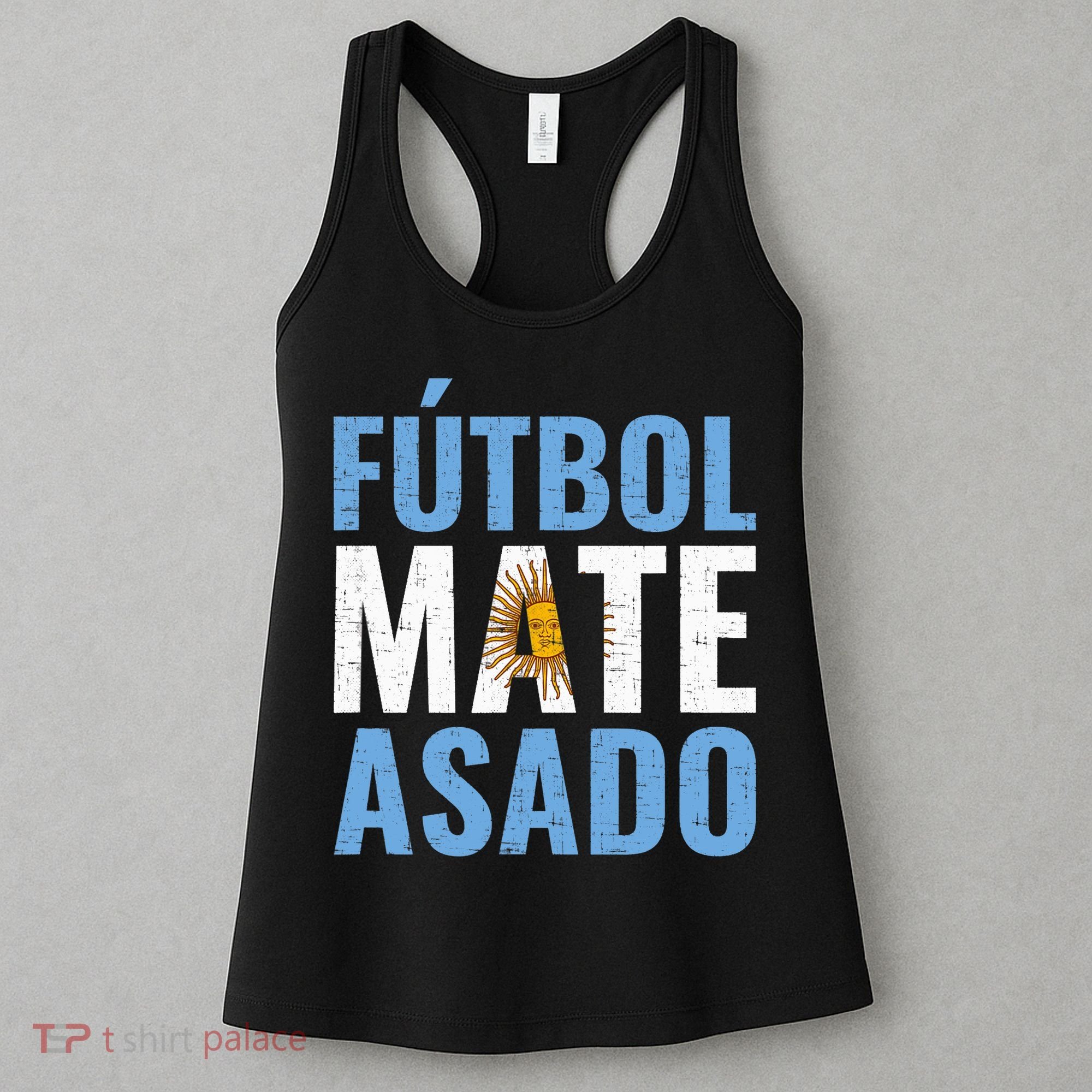 Futbol Mate Asado, Argentina Women's Tank Top