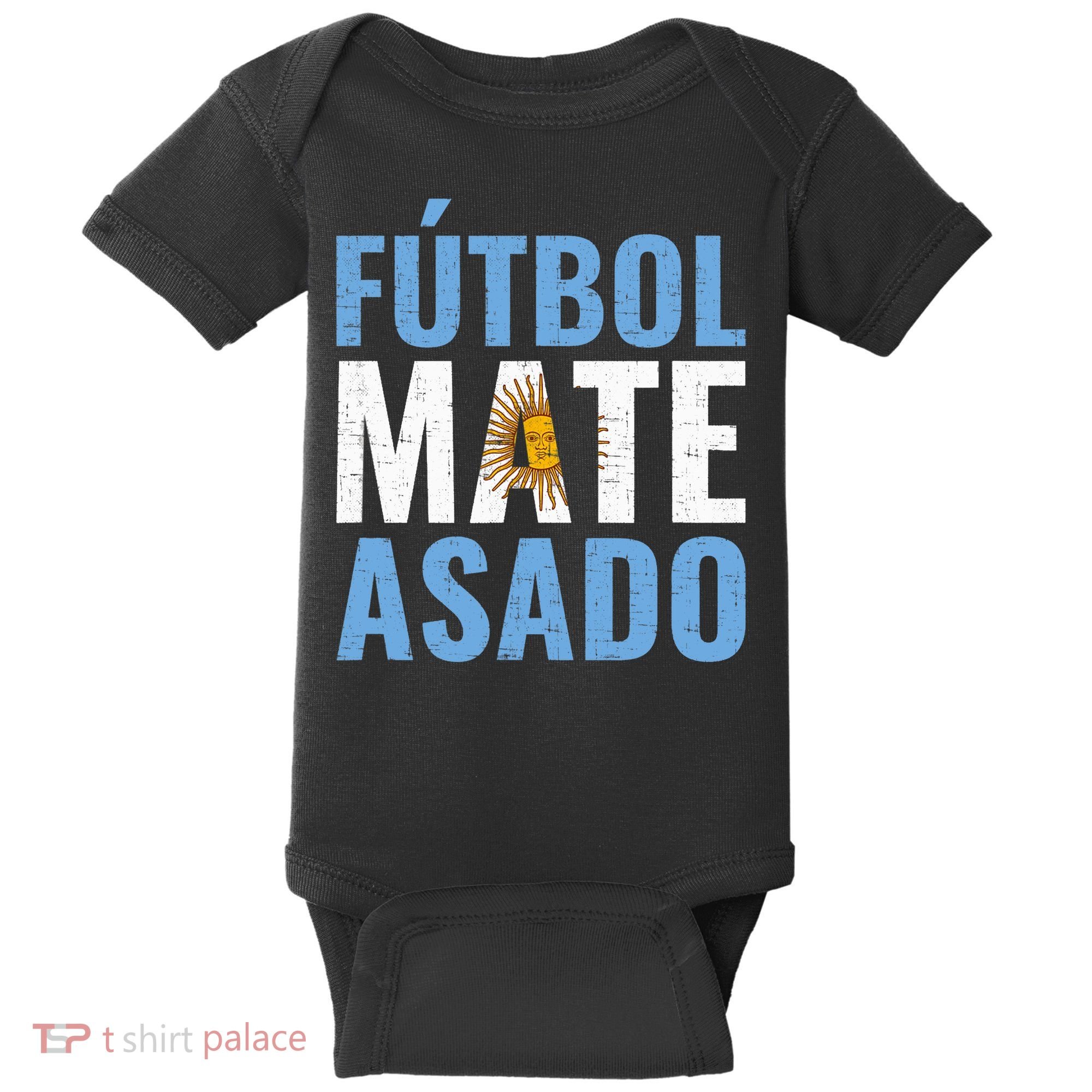 Futbol Mate Asado, Argentina Baby Bodysuit