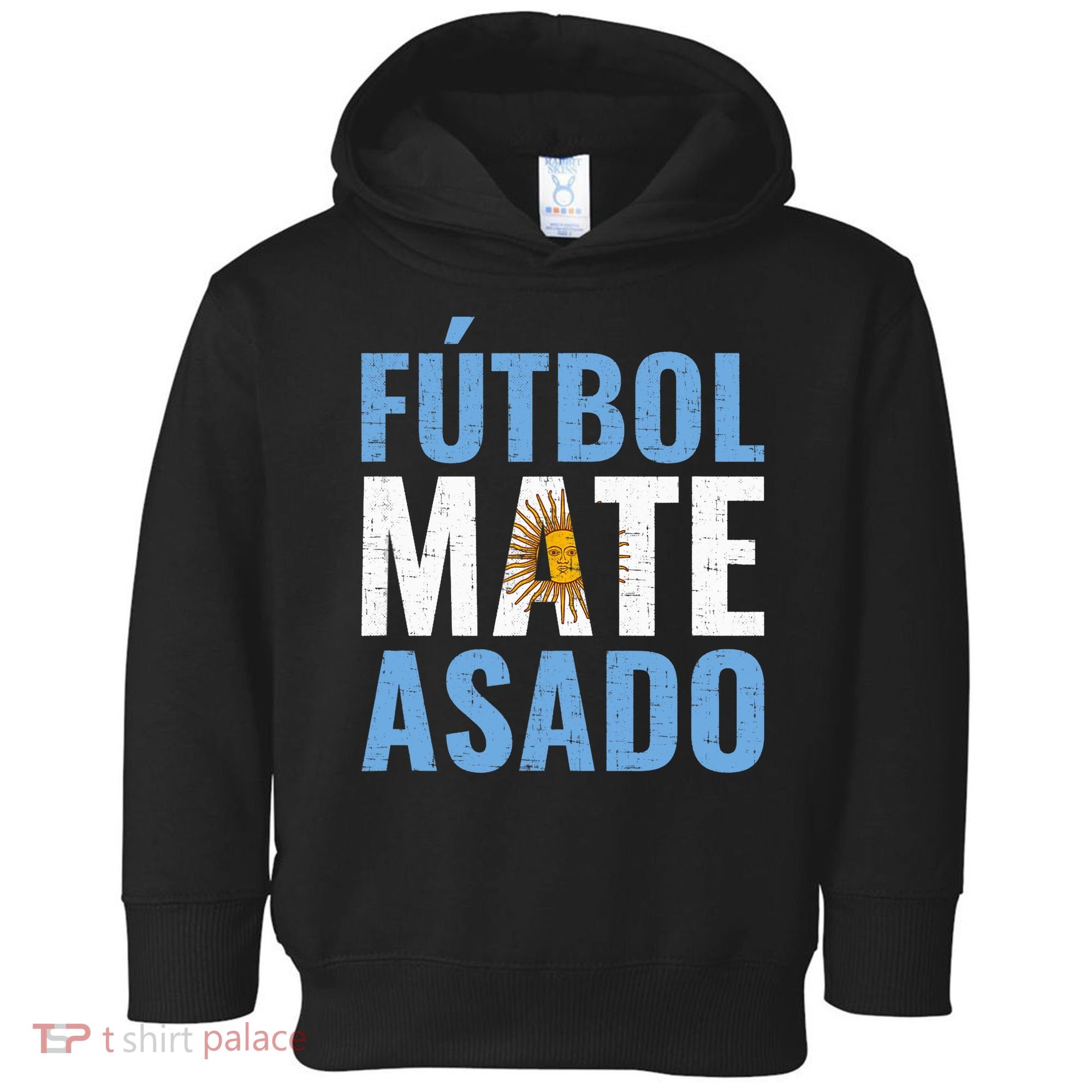 Futbol Mate Asado, Argentina Toddler Hoodie