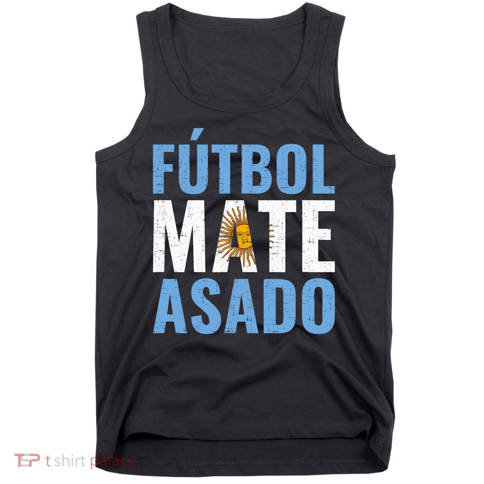 Futbol Mate Asado, Argentina Tank Top