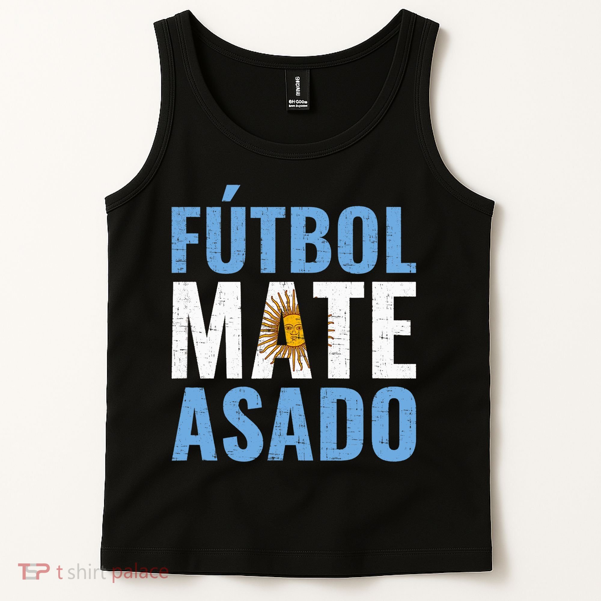Futbol Mate Asado, Argentina Tank Top