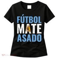 Futbol Mate Asado, Argentina Women's T-Shirt thumb 0
