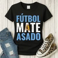 Futbol Mate Asado, Argentina Women's T-Shirt thumb 3
