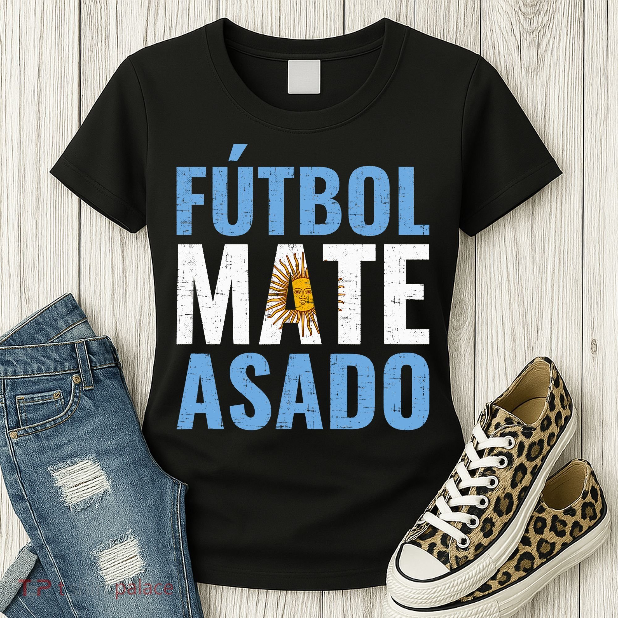 Futbol Mate Asado, Argentina Women's T-Shirt