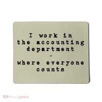 Funny Meme Accounting Bookkeeper CPA Certified Accountant Mousepad thumb 0