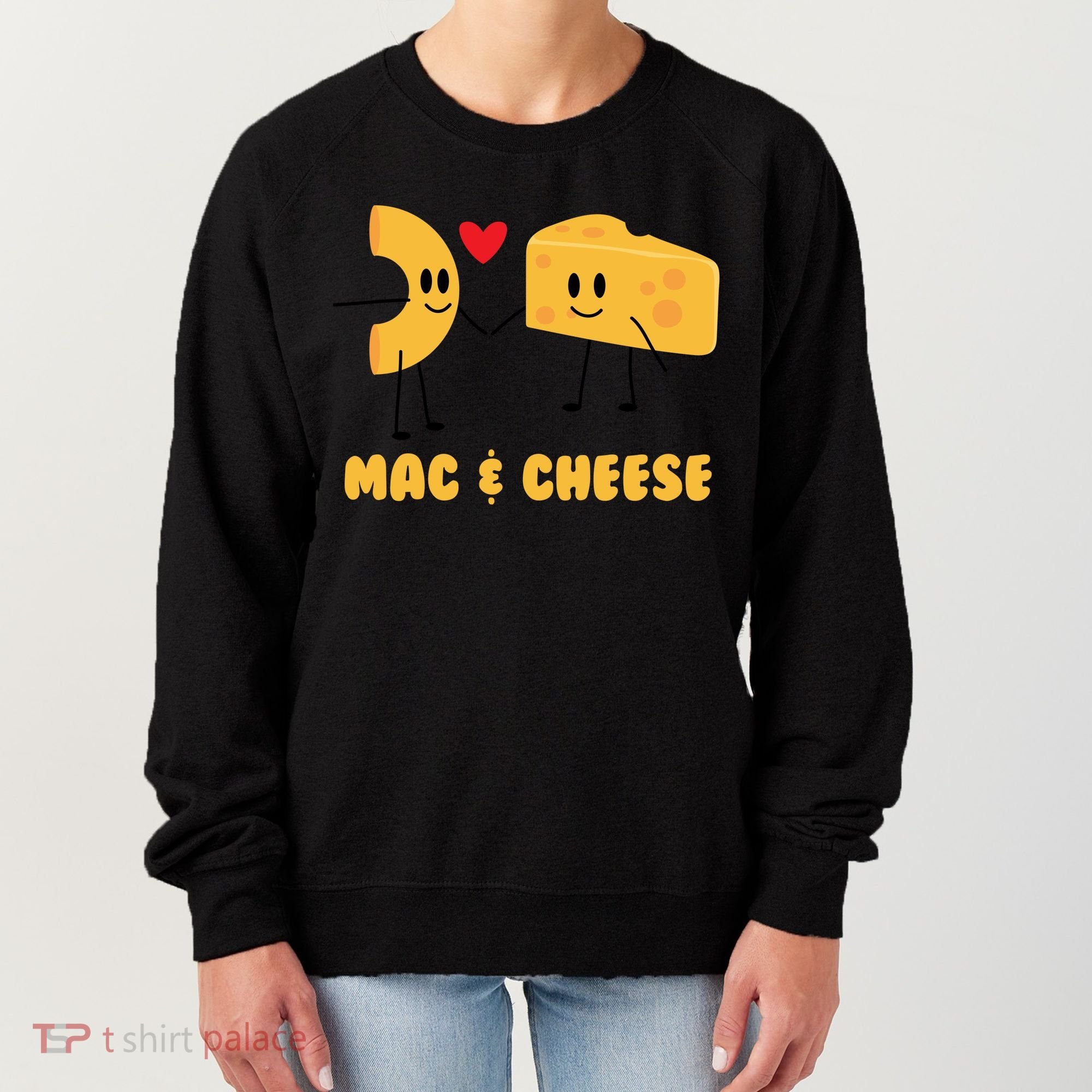 Funny Mac And Cheese Love Food Gift Cool Gift Cute Veggie Gift Tee Women's Sweatshirt
