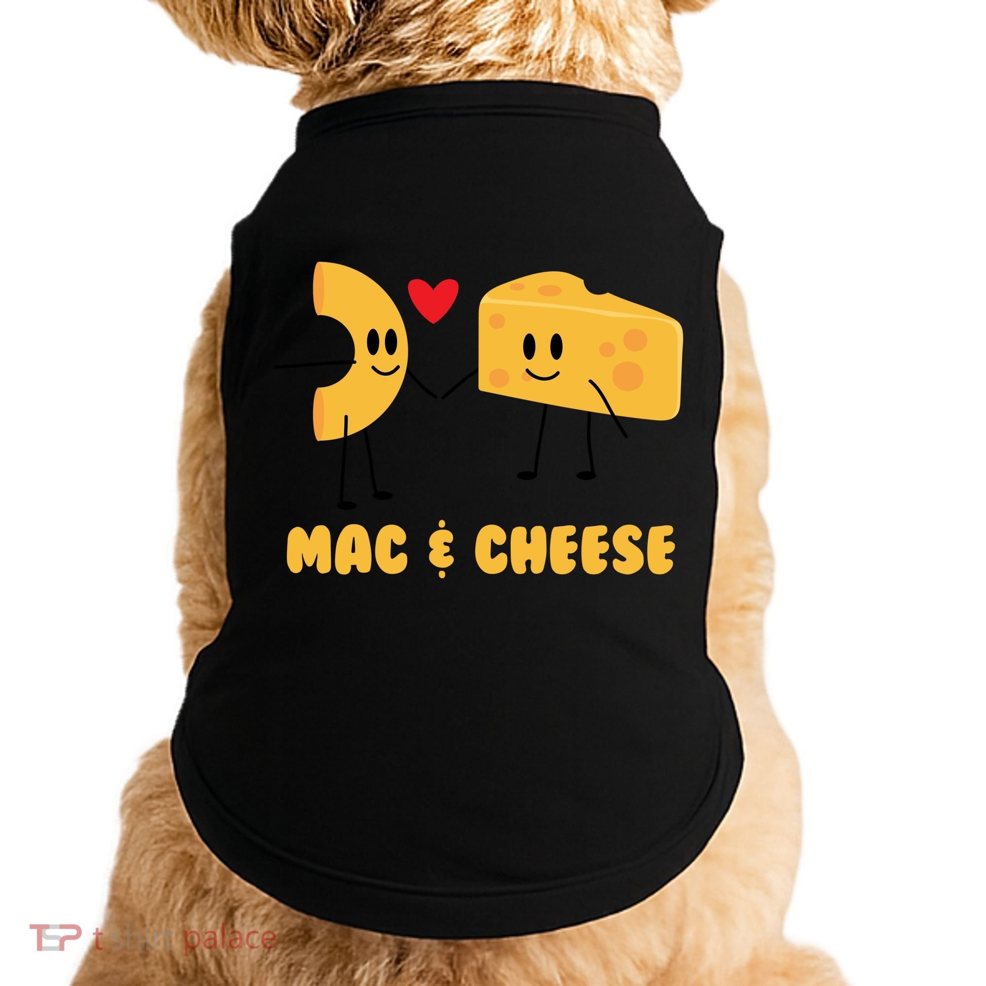 Funny Mac And Cheese Love Food Gift Cool Gift Cute Veggie Gift Tee Doggie Tank