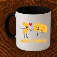 Funny Mac And Cheese Love Food Gift Cool Gift Cute Veggie Gift Tee Coffee Mug thumb 2