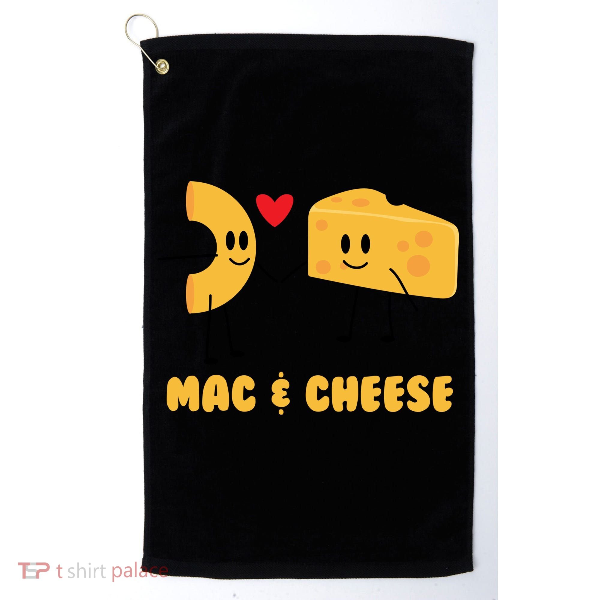 Funny Mac And Cheese Love Food Gift Cool Gift Cute Veggie Gift Tee Golf Towel