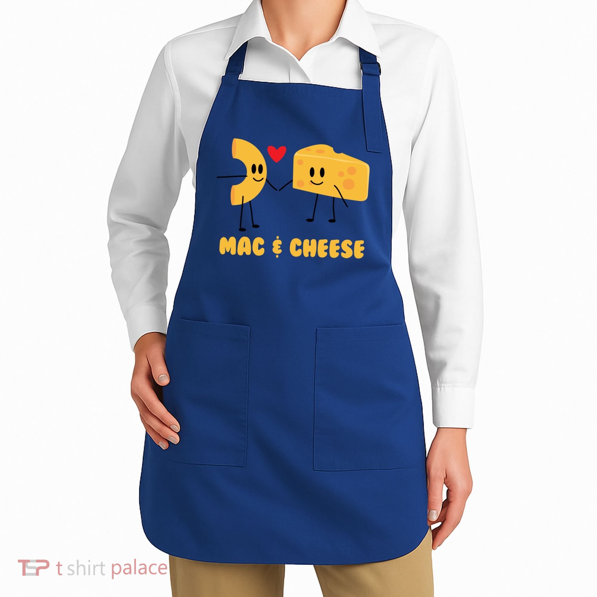 Funny Mac And Cheese Love Food Gift Cool Gift Cute Veggie Gift Tee Apron