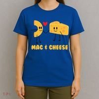 Funny Mac And Cheese Love Food Gift Cool Gift Cute Veggie Gift Tee T-Shirt thumb 4
