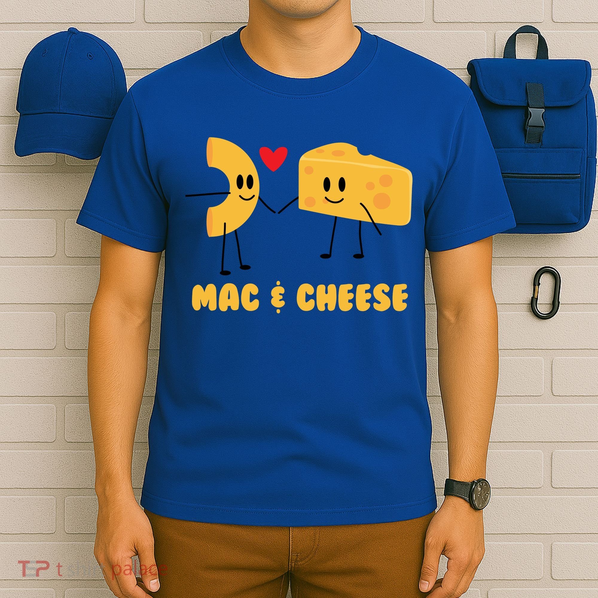 Funny Mac And Cheese Love Food Gift Cool Gift Cute Veggie Gift Tee T-Shirt