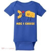 Funny Mac And Cheese Love Food Gift Cool Gift Cute Veggie Gift Tee Baby Bodysuit thumb 0