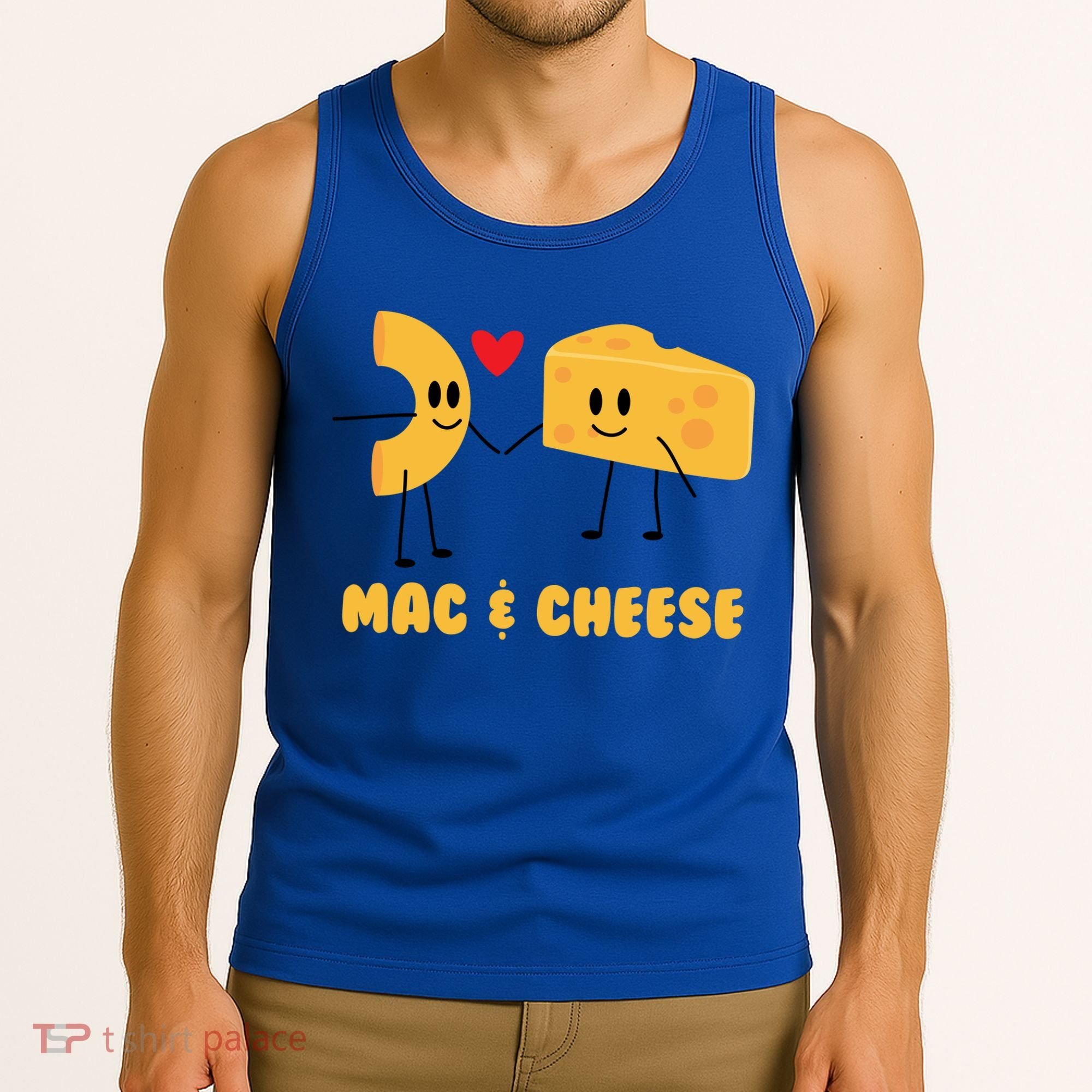 Funny Mac And Cheese Love Food Gift Cool Gift Cute Veggie Gift Tee Tank Top