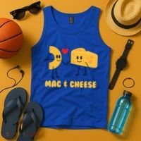 Funny Mac And Cheese Love Food Gift Cool Gift Cute Veggie Gift Tee Tank Top thumb 4
