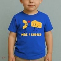 Funny Mac And Cheese Love Food Gift Cool Gift Cute Veggie Gift Tee Toddler T-Shirt thumb 2