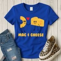 Funny Mac And Cheese Love Food Gift Cool Gift Cute Veggie Gift Tee Women's T-Shirt thumb 3