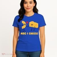 Funny Mac And Cheese Love Food Gift Cool Gift Cute Veggie Gift Tee Women's T-Shirt thumb 4