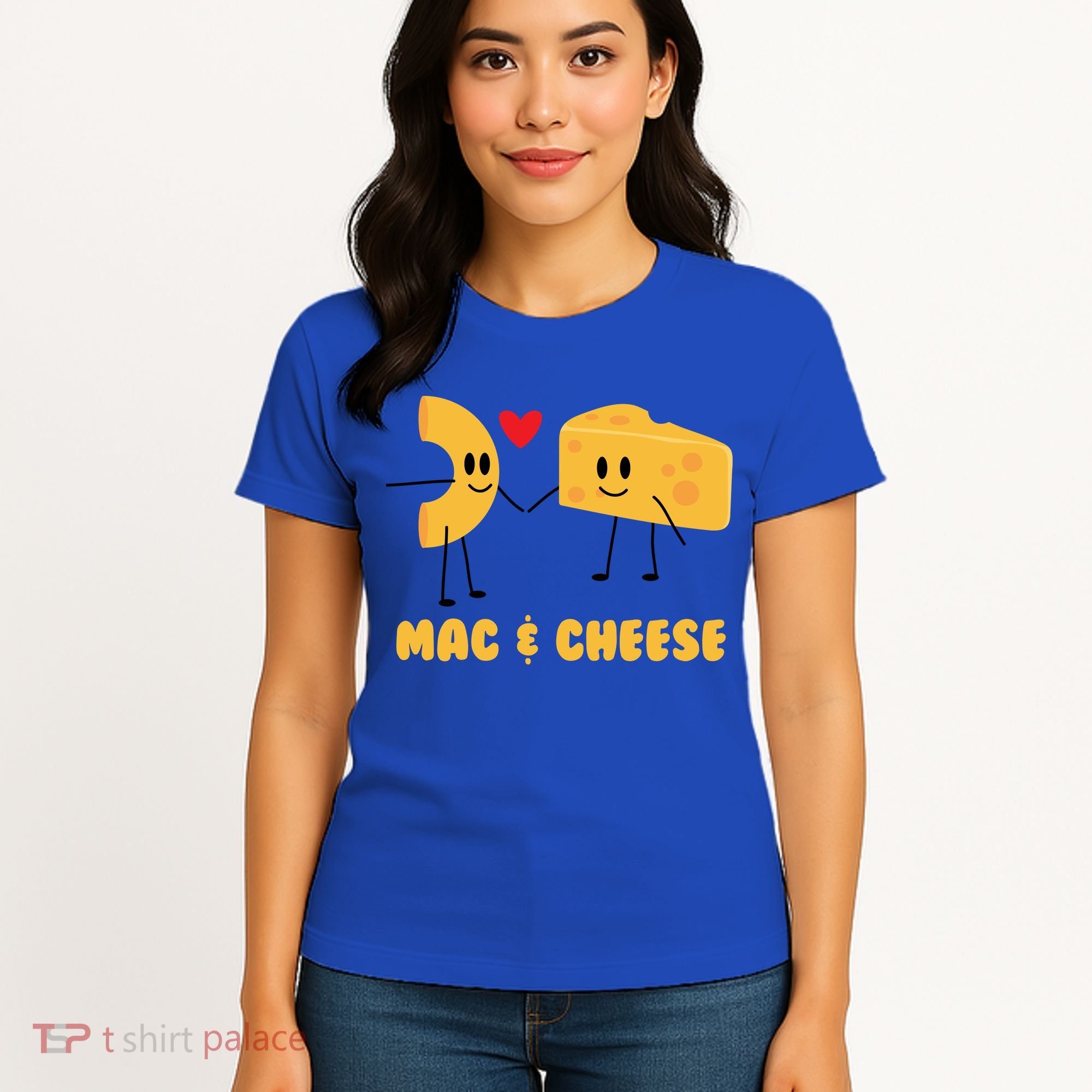 Funny Mac And Cheese Love Food Gift Cool Gift Cute Veggie Gift Tee Women's T-Shirt