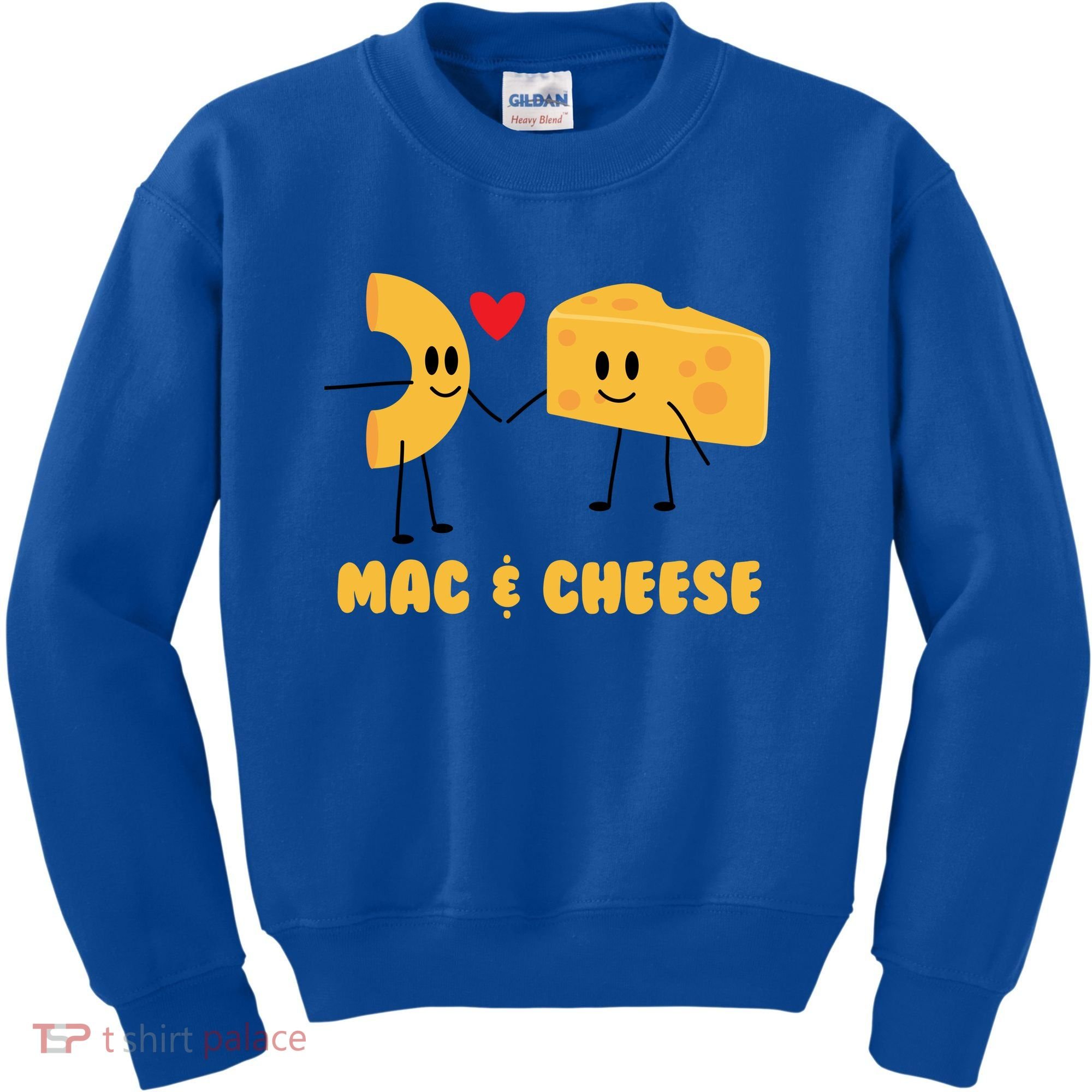 Funny Mac And Cheese Love Food Gift Cool Gift Cute Veggie Gift Tee Kids Sweatshirt