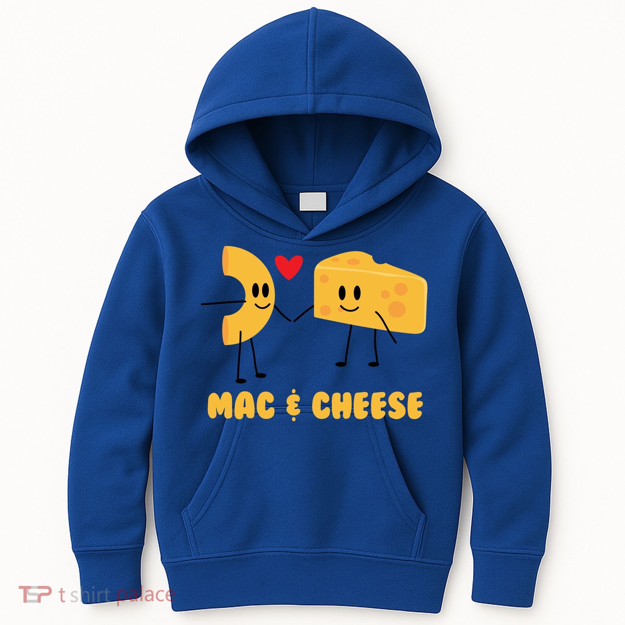 Funny Mac And Cheese Love Food Gift Cool Gift Cute Veggie Gift Tee Kids Hoodie