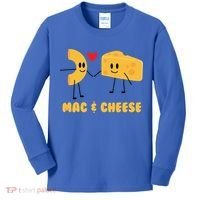 Funny Mac And Cheese Love Food Gift Cool Gift Cute Veggie Gift Tee Kids Long Sleeve Shirt thumb 0