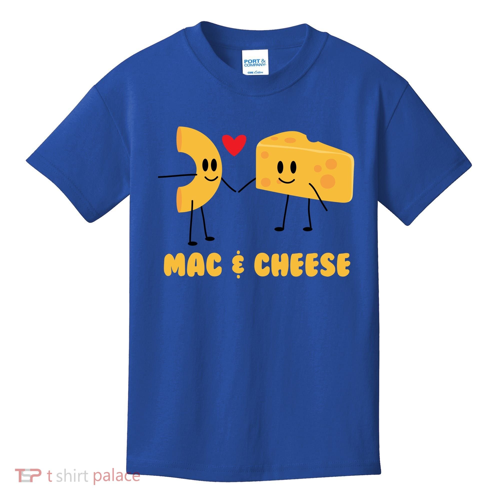 Funny Mac And Cheese Love Food Gift Cool Gift Cute Veggie Gift Tee Kids T-Shirt