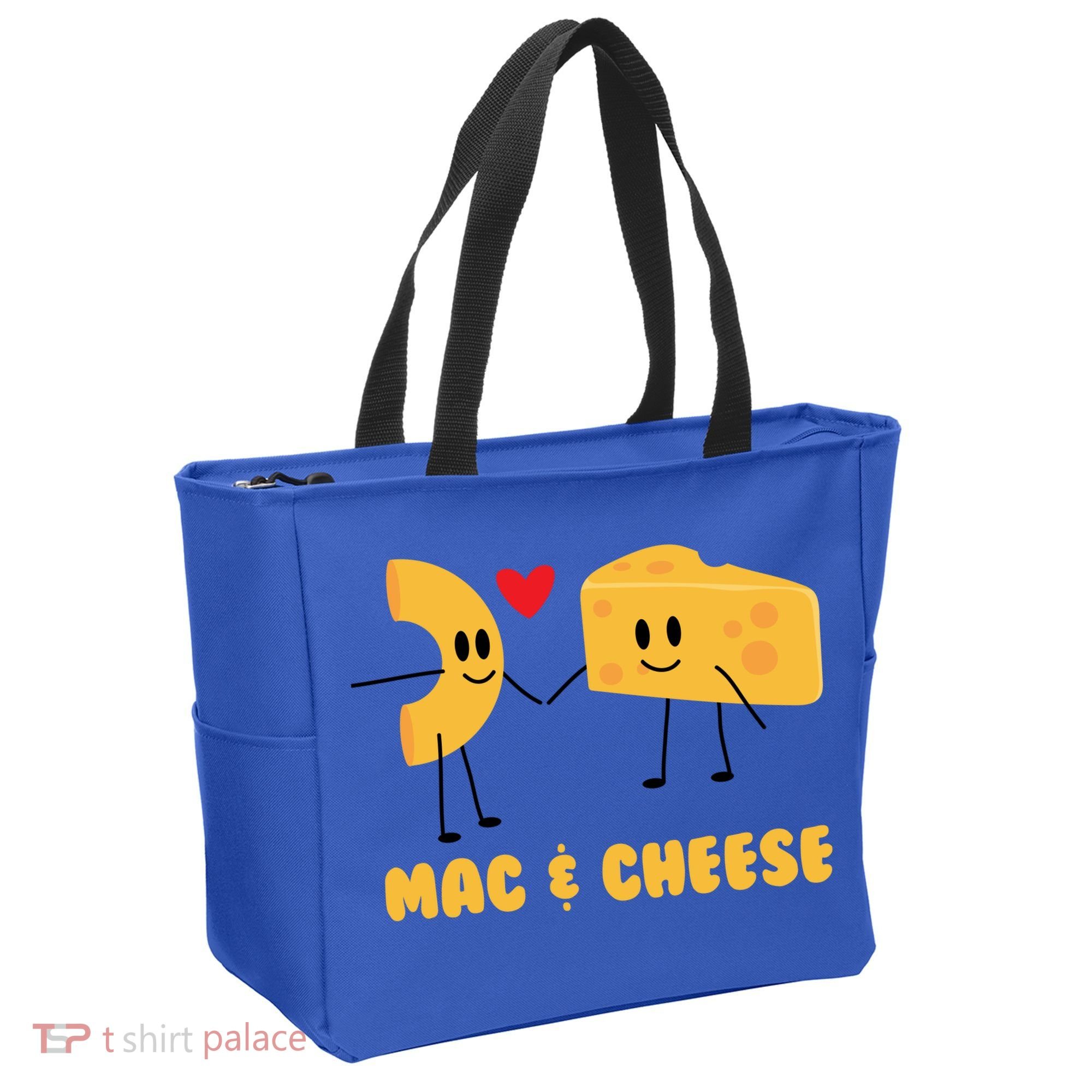 Funny Mac And Cheese Love Food Gift Cool Gift Cute Veggie Gift Tee Tote Bag