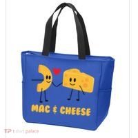 Funny Mac And Cheese Love Food Gift Cool Gift Cute Veggie Gift Tee Tote Bag thumb 3