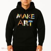 Funny Make Art For Art Class Teacher Student Painter Artist Hoodie thumb 2