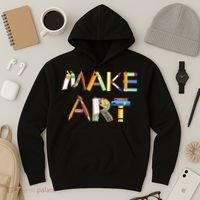 Funny Make Art For Art Class Teacher Student Painter Artist Hoodie thumb 3