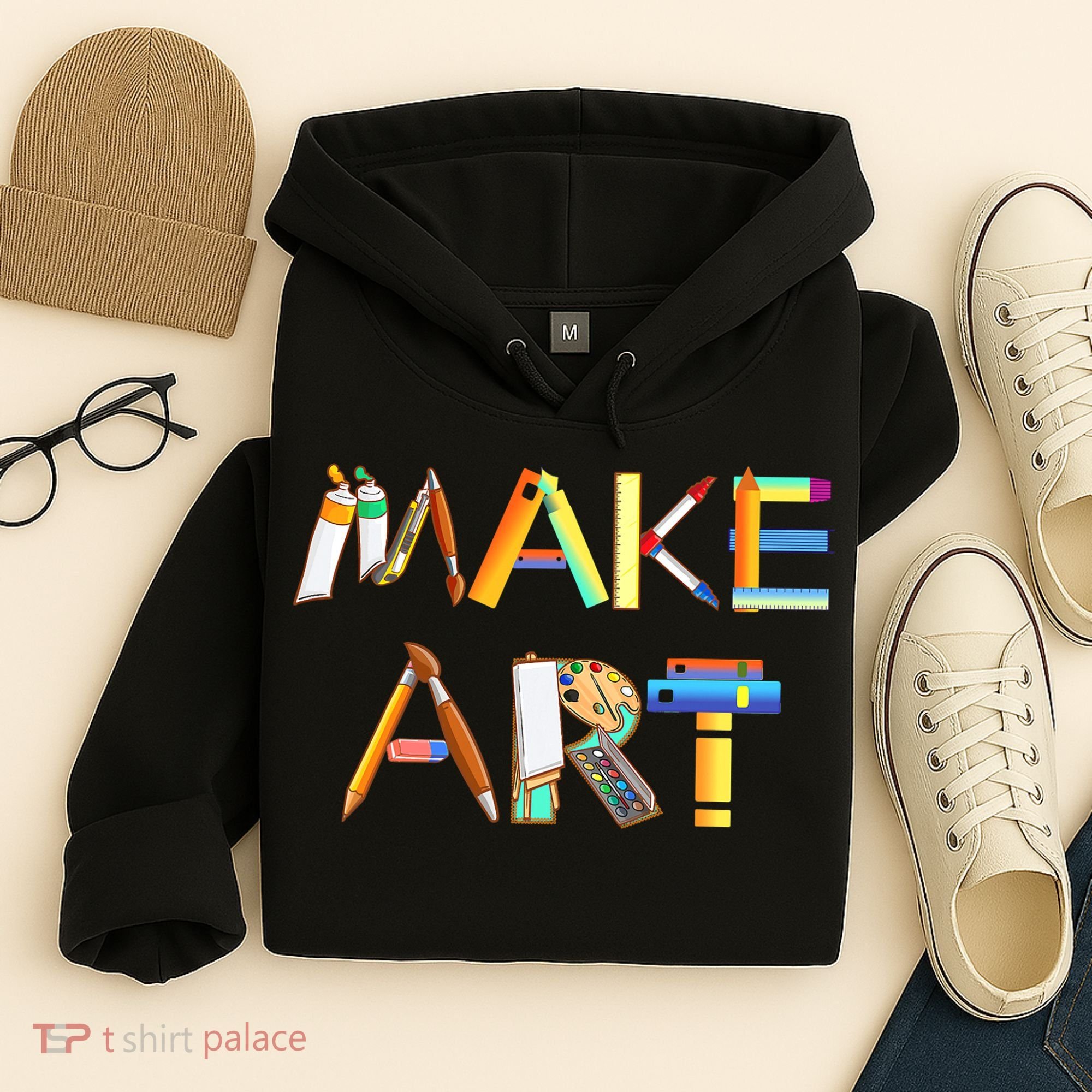 Funny Make Art For Art Class Teacher Student Painter Artist Hoodie