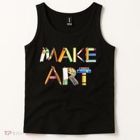 Funny Make Art For Art Class Teacher Student Painter Artist Tank Top thumb 2