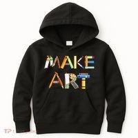 Funny Make Art For Art Class Teacher Student Painter Artist Kids Hoodie thumb 0