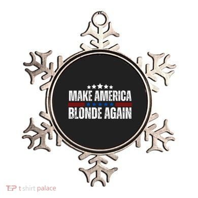 Funny Make America Blonde Again Ornament