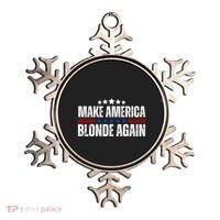 Funny Make America Blonde Again Ornament thumb 0