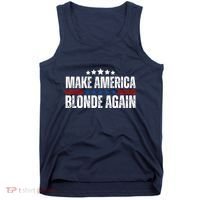 Funny Make America Blonde Again Tank Top thumb 0