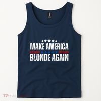 Funny Make America Blonde Again Tank Top thumb 2