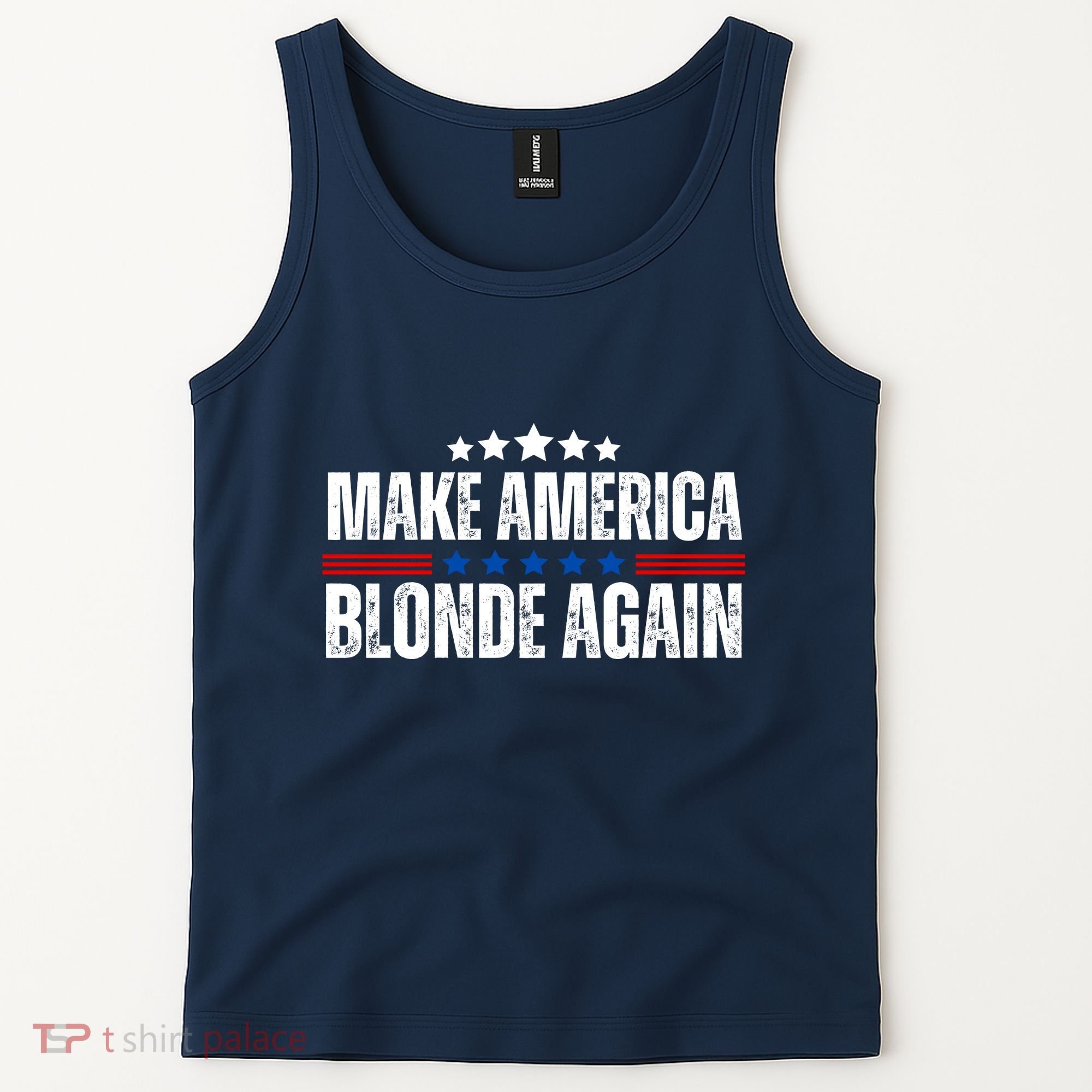 Funny Make America Blonde Again Tank Top