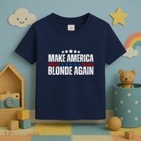 Funny Make America Blonde Again Toddler T-Shirt thumb 3